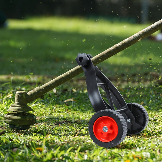 Adjustable Mower Durable Adjustable Lawn Mower Support Wheel Attachment | Quick-Change Design for Garden Trimmers & Power Tools - Enhances Stability & Maneuverability